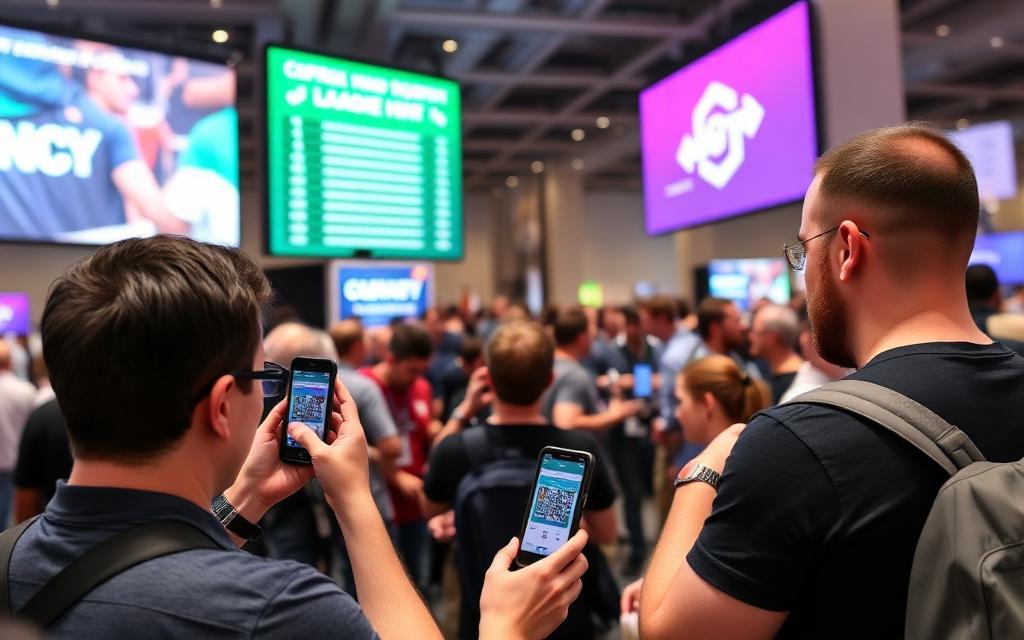 Exemplo de Caça ao tesouro em evento