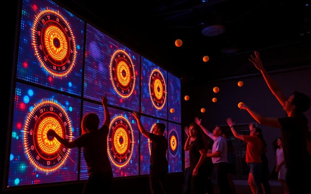 Exemplo de Multiball (parede ativa) em evento